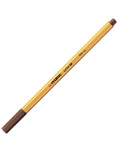  C/10 STABILO POINT 88 MARRON Nº45 PUNTA DE FIBRA 0,4MM. 